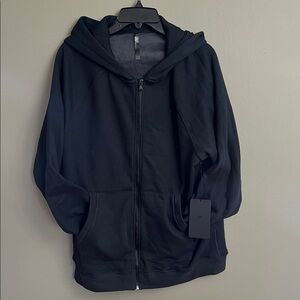 Fabletics Black Zip-Up Hoodie
